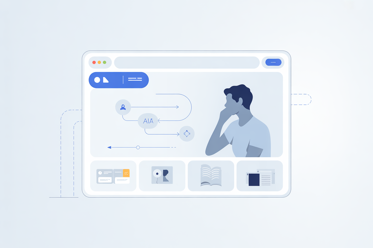 AI e-learning setup