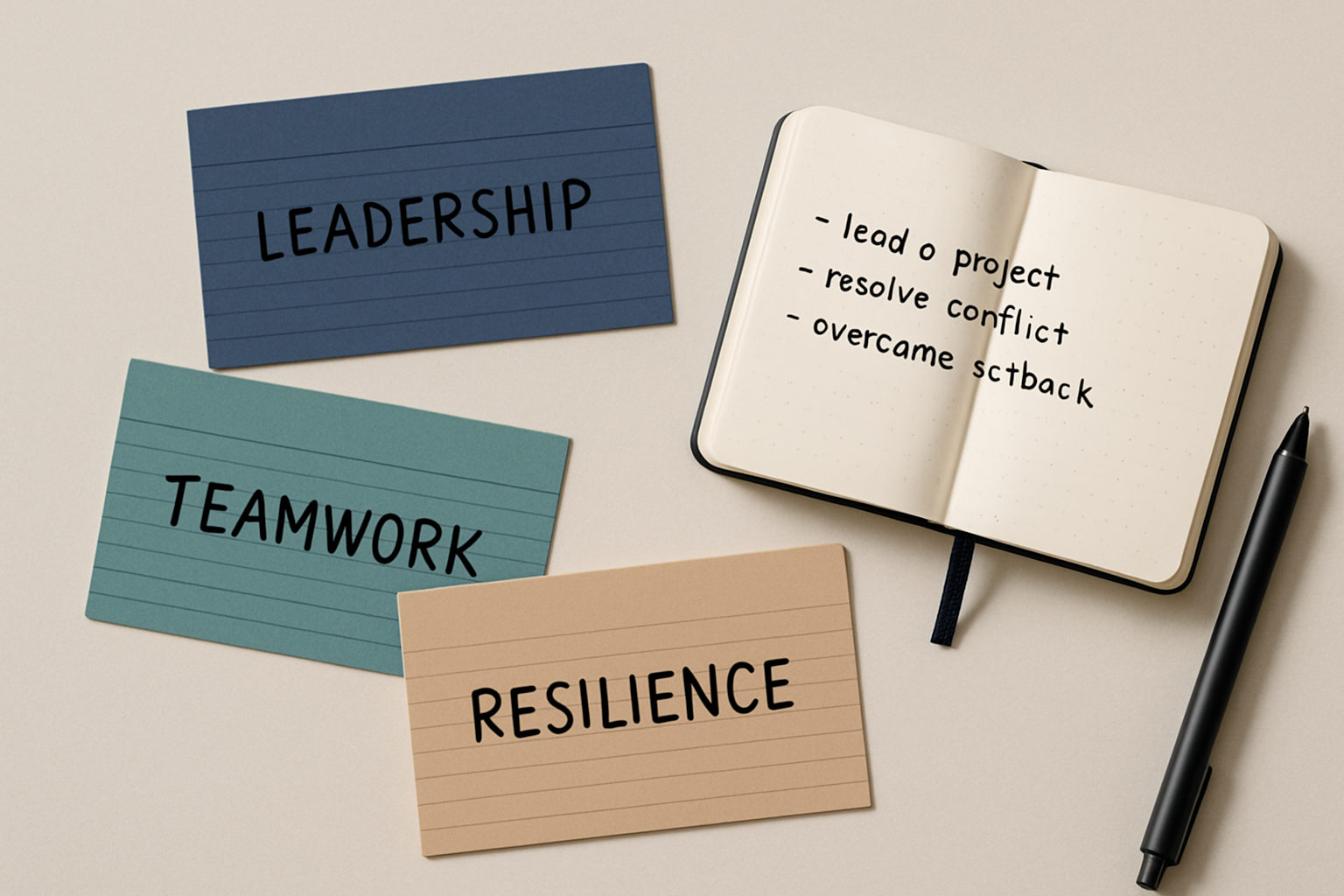 Interview story cards