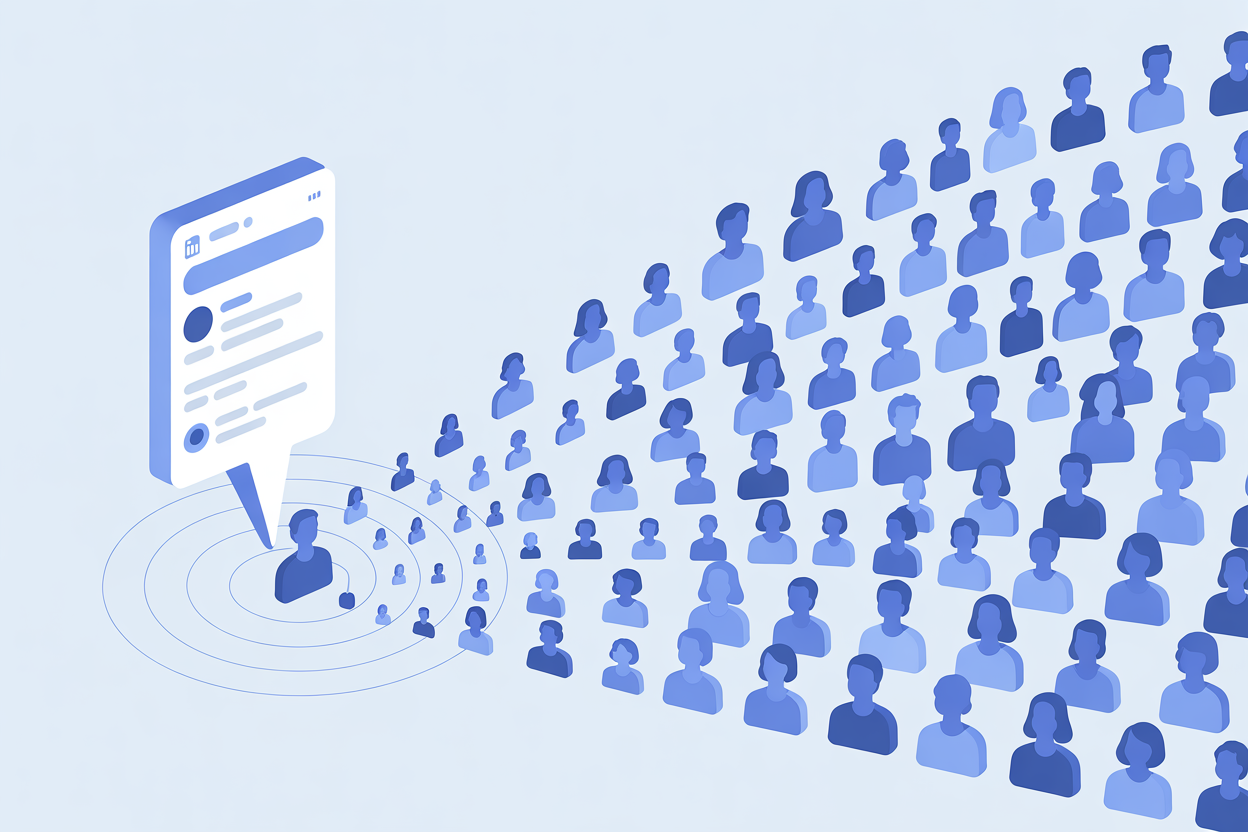 LinkedIn comment reach