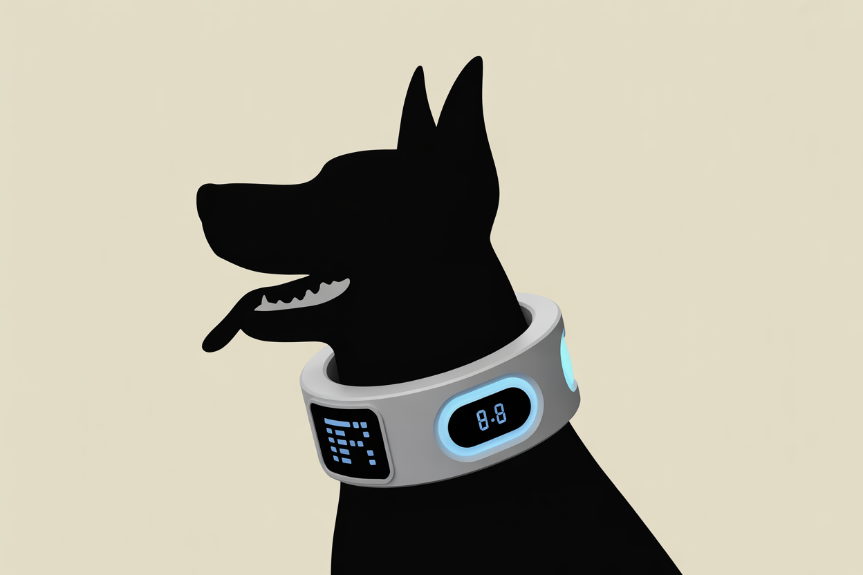 Smart dog wellness collar